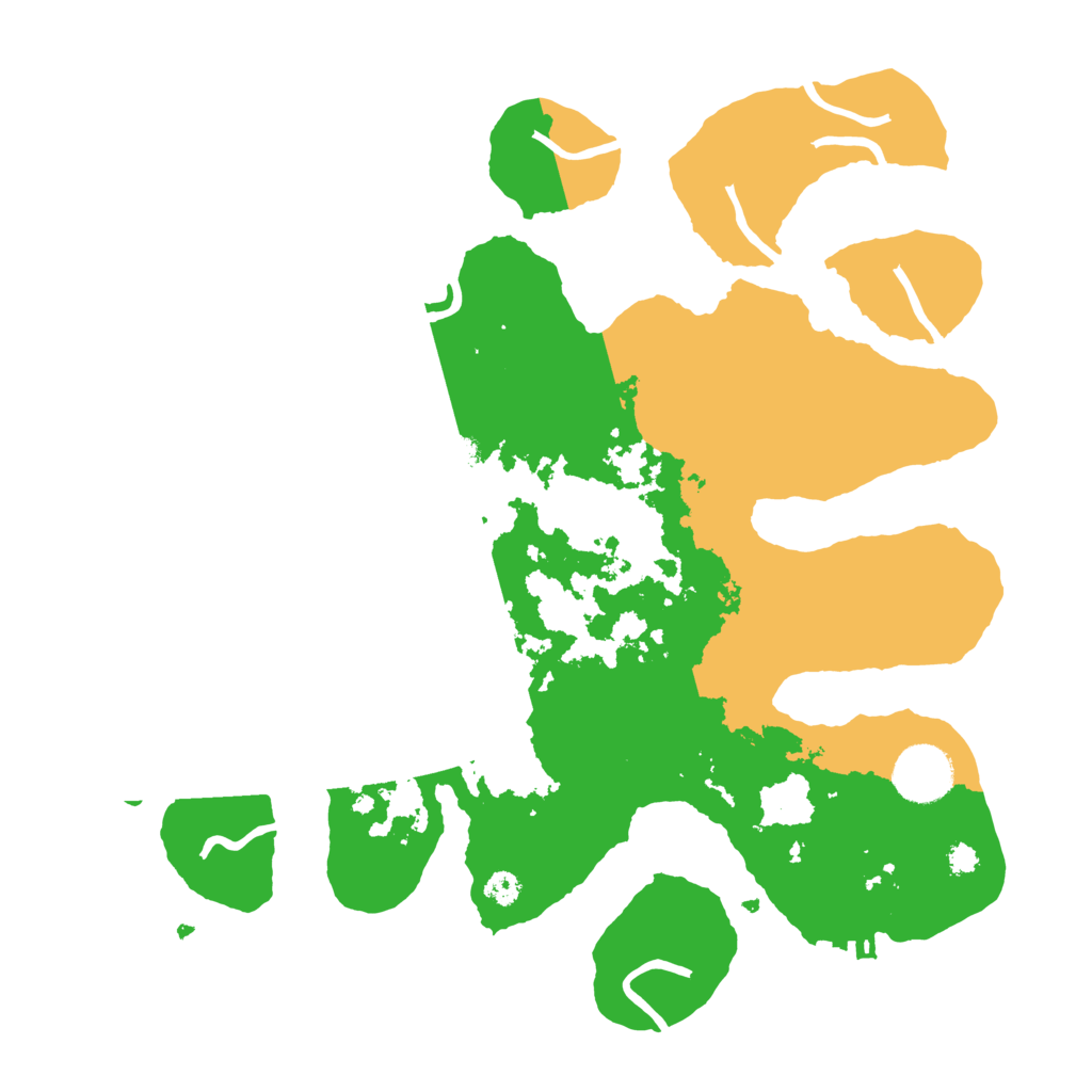 Biome Rust Map: Procedural Map, Size: 3300, Seed: 13124