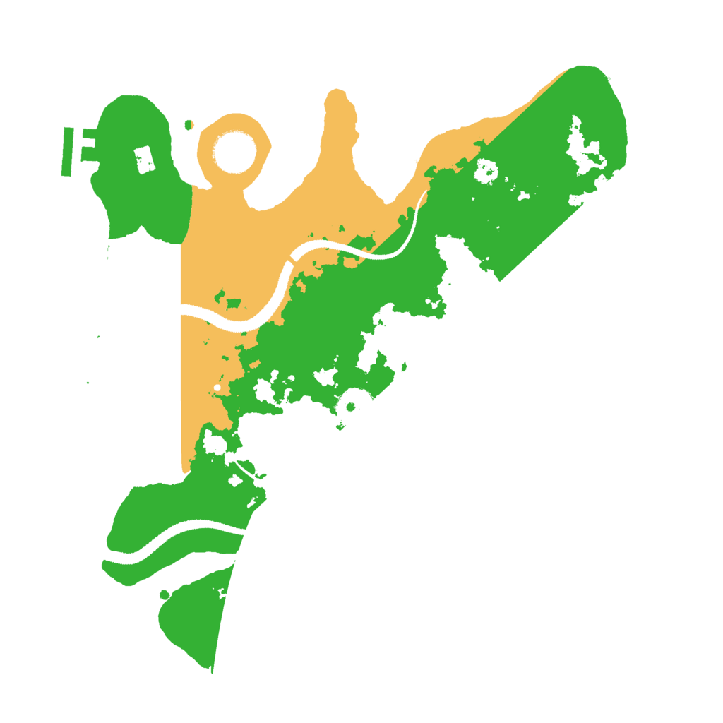 Biome Rust Map: Procedural Map, Size: 3000, Seed: 2623979