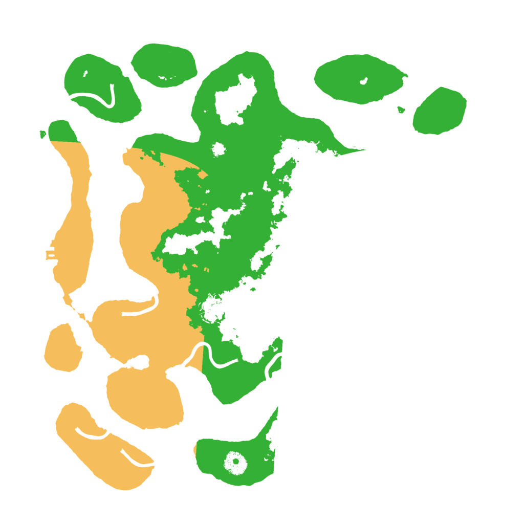 Biome Rust Map: Procedural Map, Size: 3500, Seed: 898