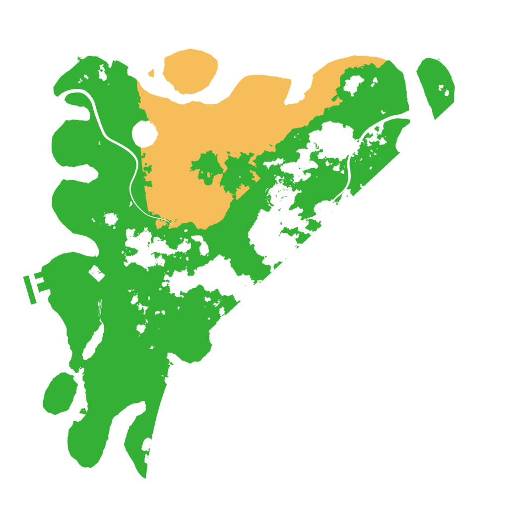 Biome Rust Map: Procedural Map, Size: 3550, Seed: 441461