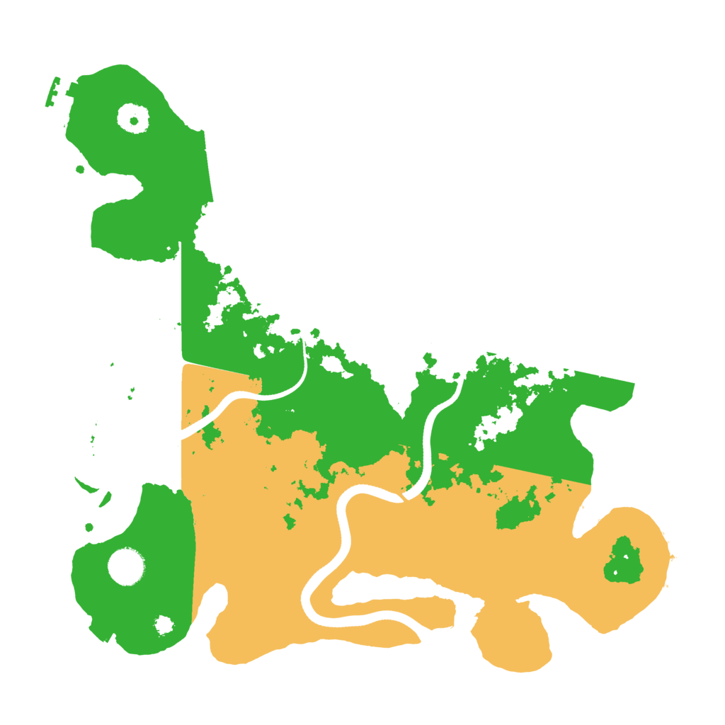 Biome Rust Map: Procedural Map, Size: 3500, Seed: 1733708