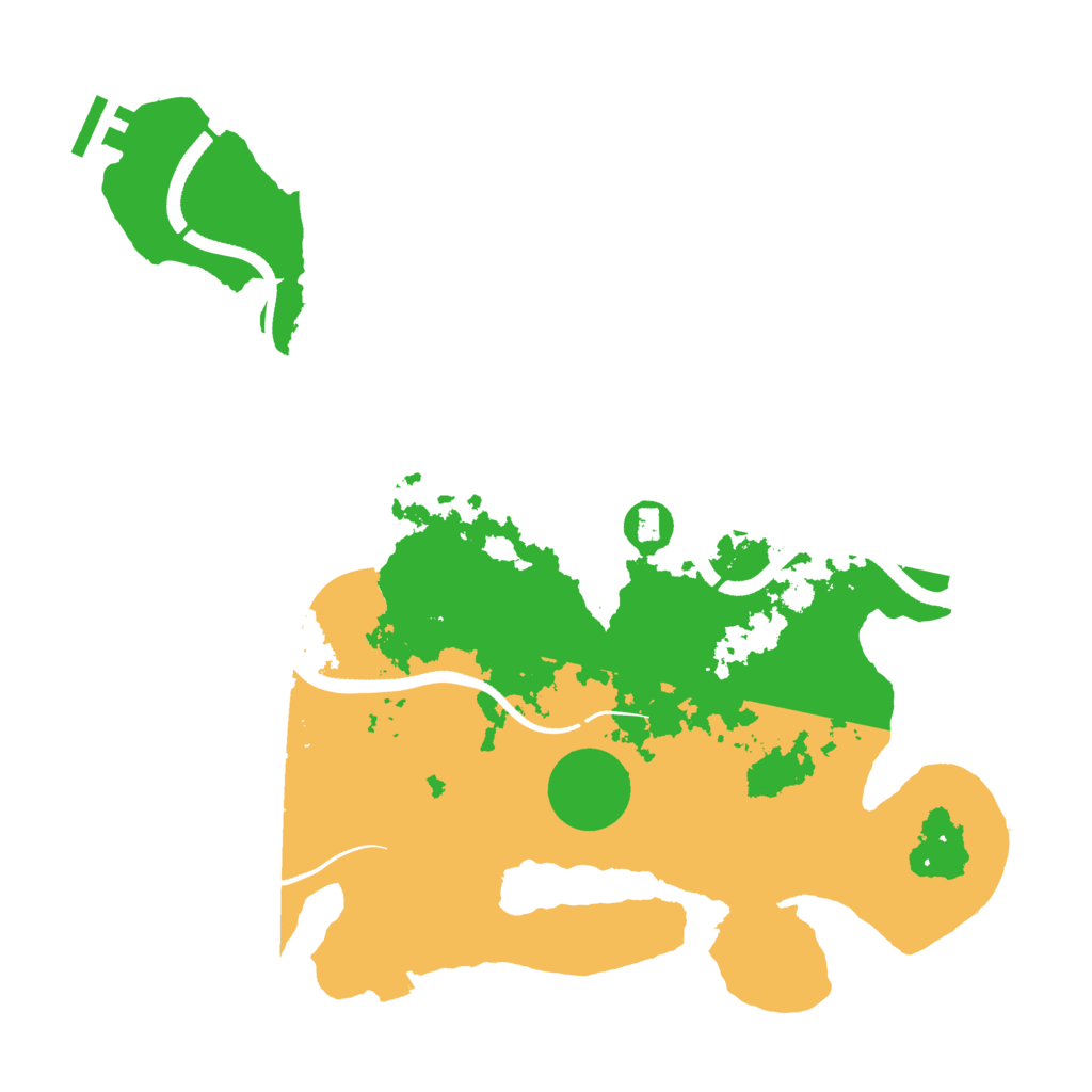 Biome Rust Map: Procedural Map, Size: 3500, Seed: 1733708