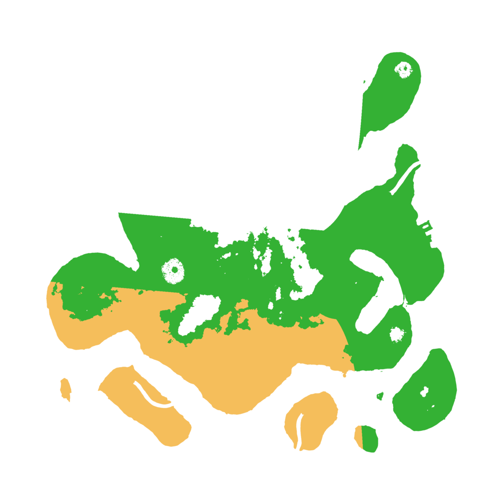 Biome Rust Map: Procedural Map, Size: 3200, Seed: 1234