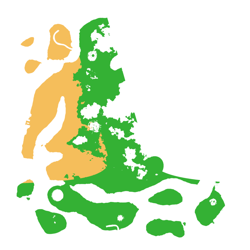 Biome Rust Map: Procedural Map, Size: 3800, Seed: 3332