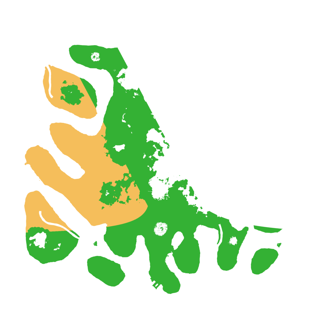 Biome Rust Map: Procedural Map, Size: 3550, Seed: 467527