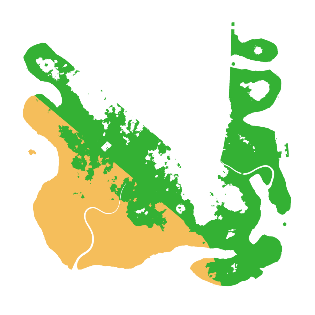 Biome Rust Map: Procedural Map, Size: 3500, Seed: 1431109317