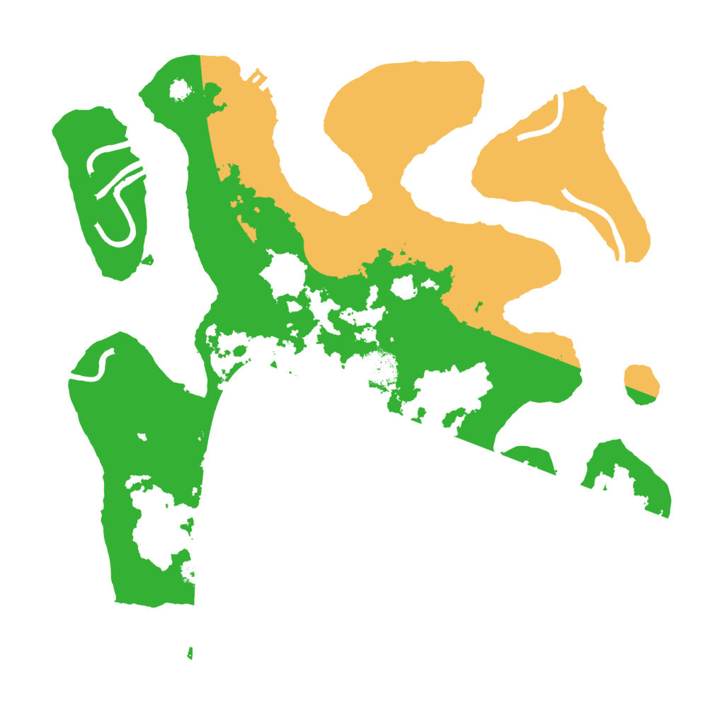 Biome Rust Map: Procedural Map, Size: 3100, Seed: 468447