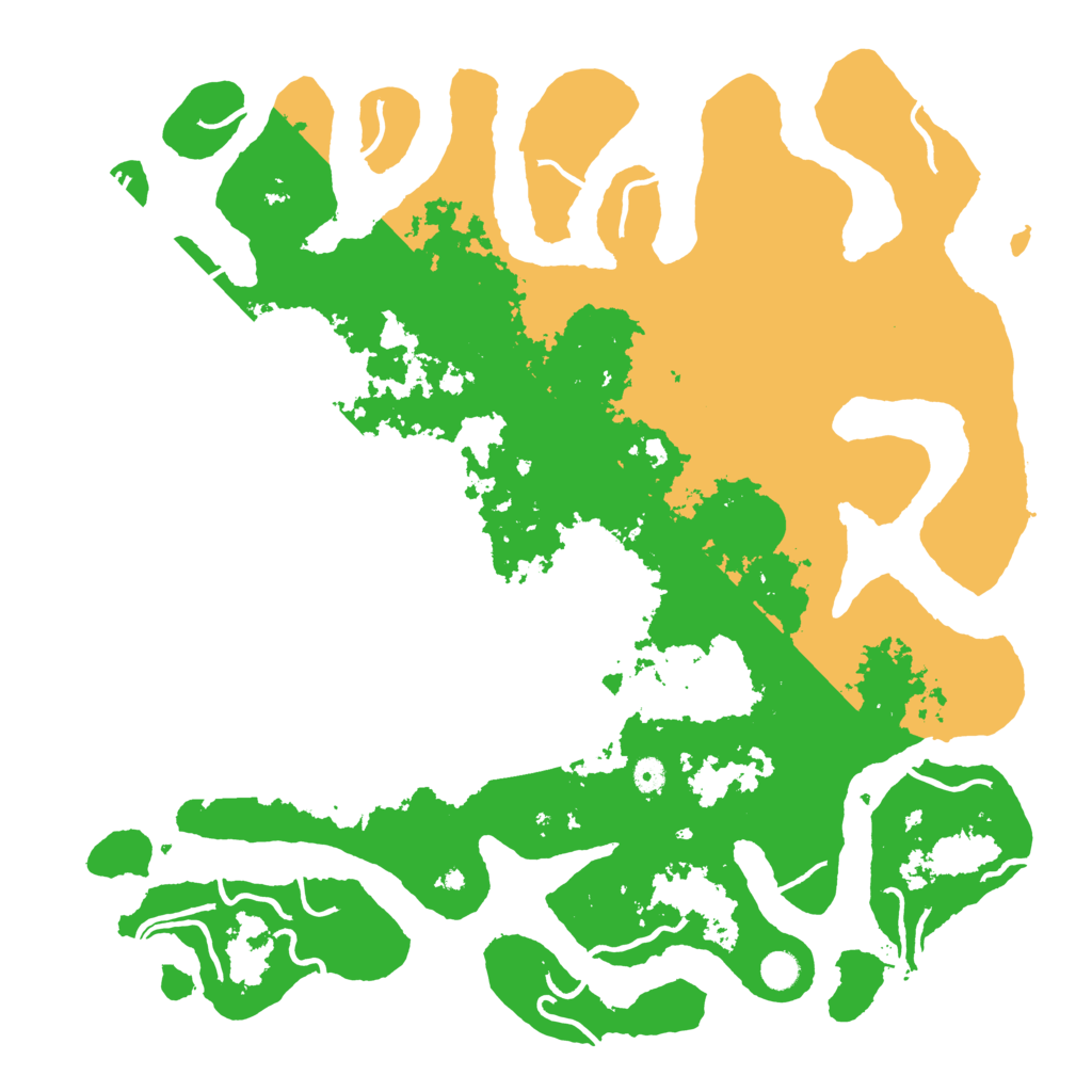 Biome Rust Map: Procedural Map, Size: 5000, Seed: 122155188