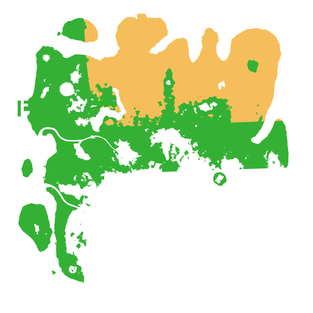 Biome Rust Map: Procedural Map, Size: 4000, Seed: 941536078