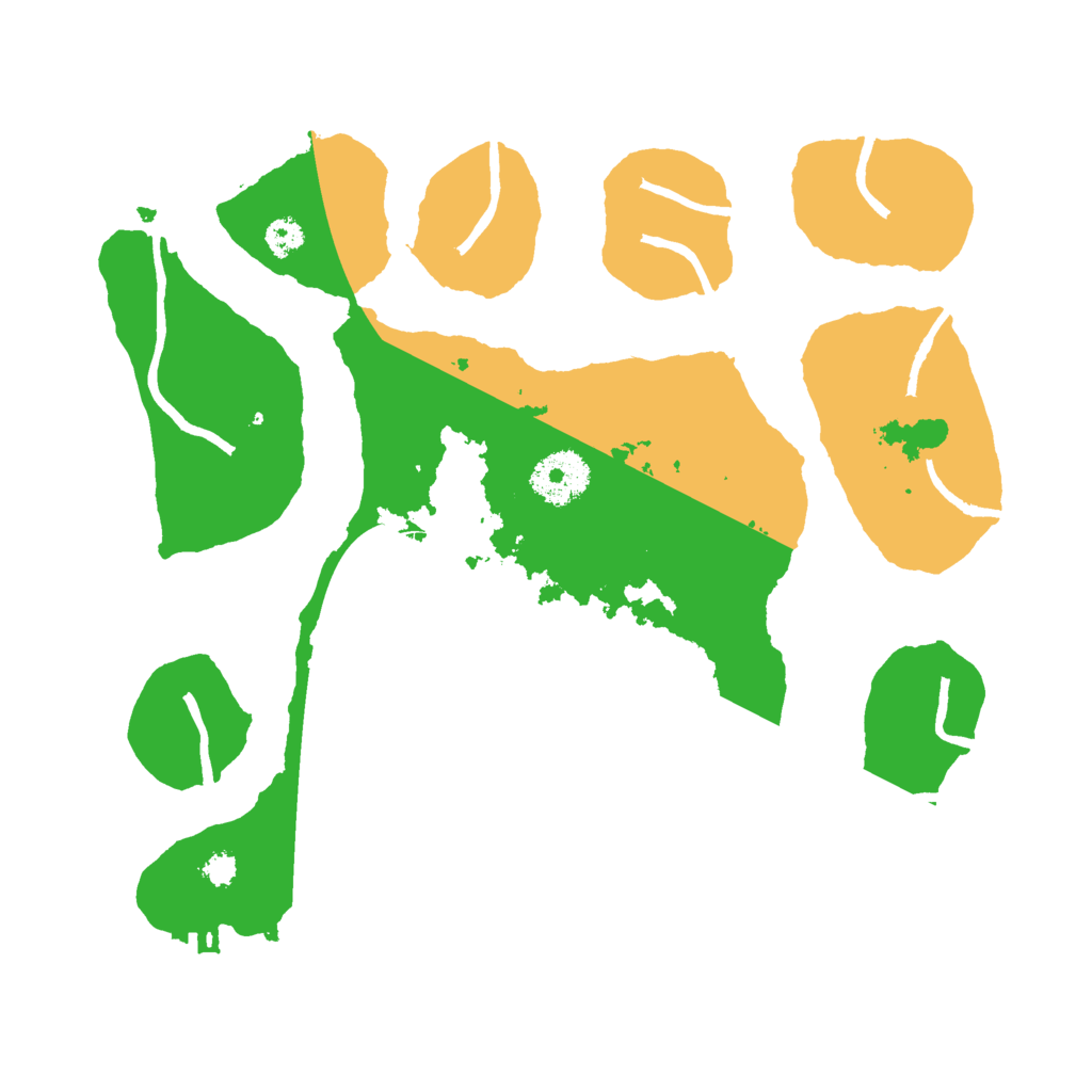 Biome Rust Map: Procedural Map, Size: 3000, Seed: 590480