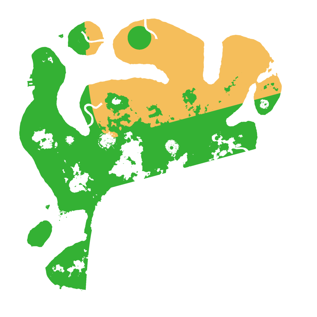 Biome Rust Map: Procedural Map, Size: 3550, Seed: 341229