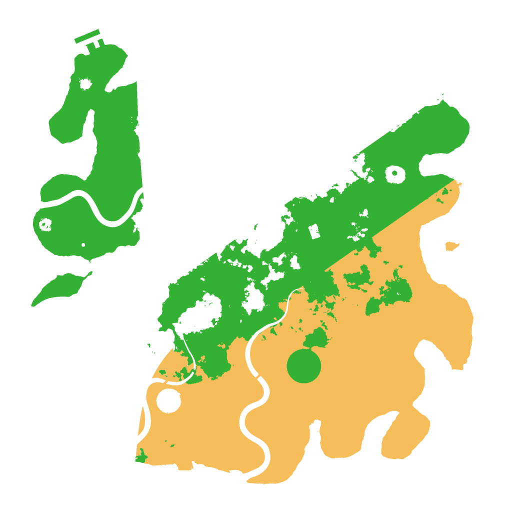 Biome Rust Map: Procedural Map, Size: 3950, Seed: 1654767252