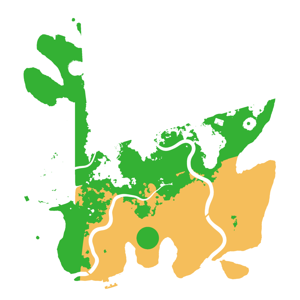 Biome Rust Map: Procedural Map, Size: 3550, Seed: 834650