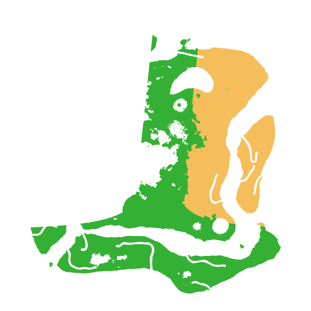 Biome Rust Map: Procedural Map, Size: 3500, Seed: 2309859