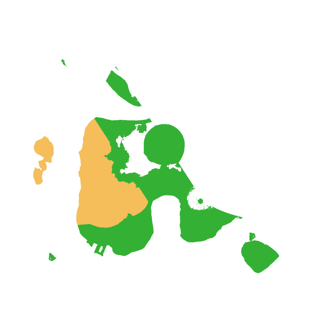 Biome Rust Map: Procedural Map, Size: 2000, Seed: 7308