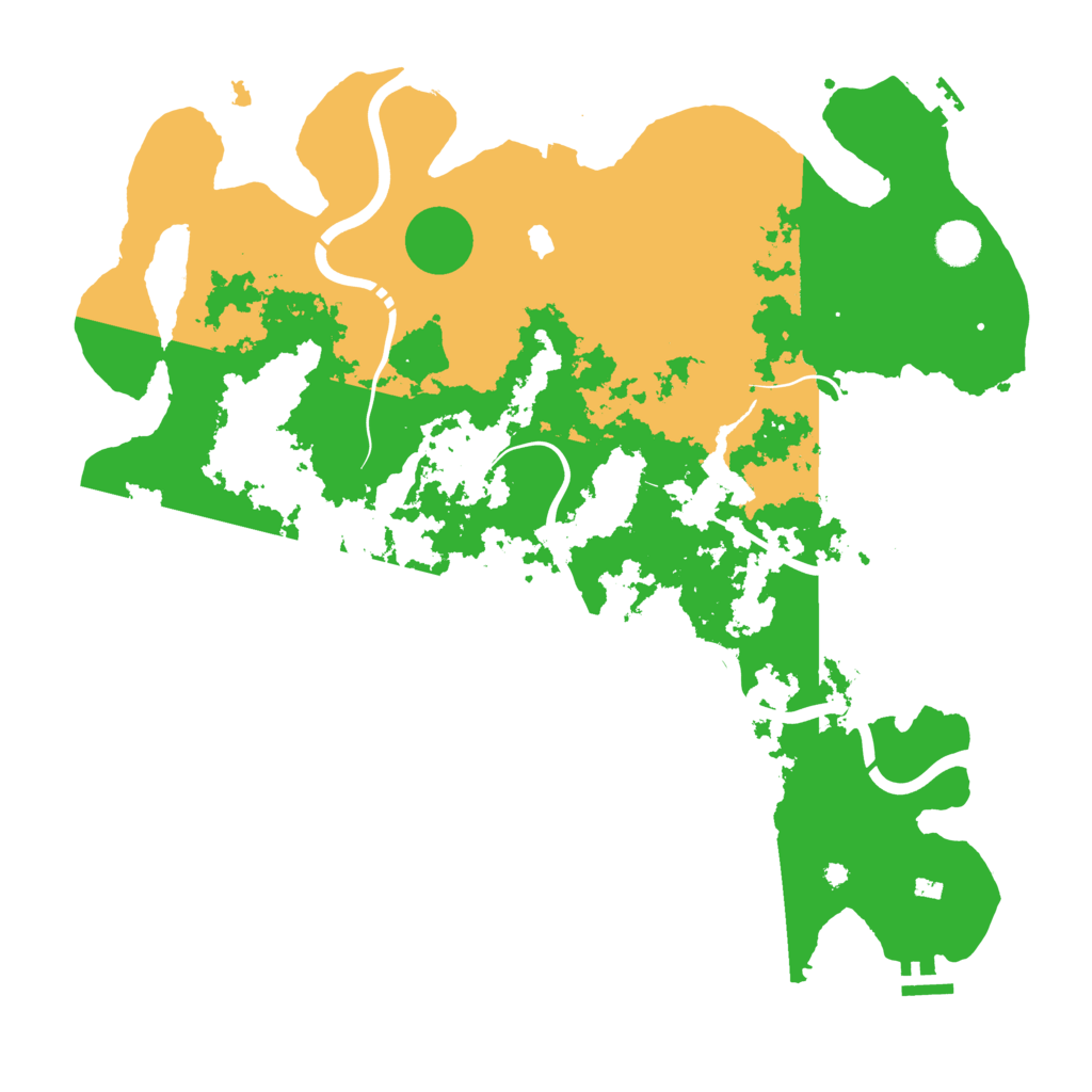 Biome Rust Map: Procedural Map, Size: 4250, Seed: 14569