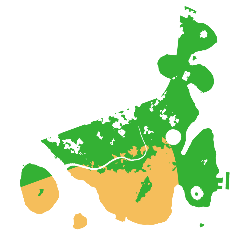 Biome Rust Map: Procedural Map, Size: 2900, Seed: 182986