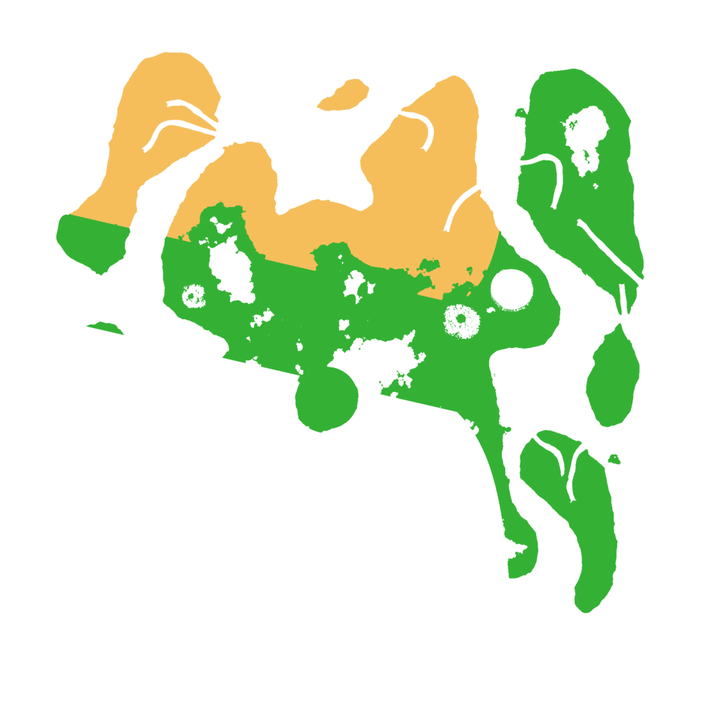 Biome Rust Map: Procedural Map, Size: 3000, Seed: 158858