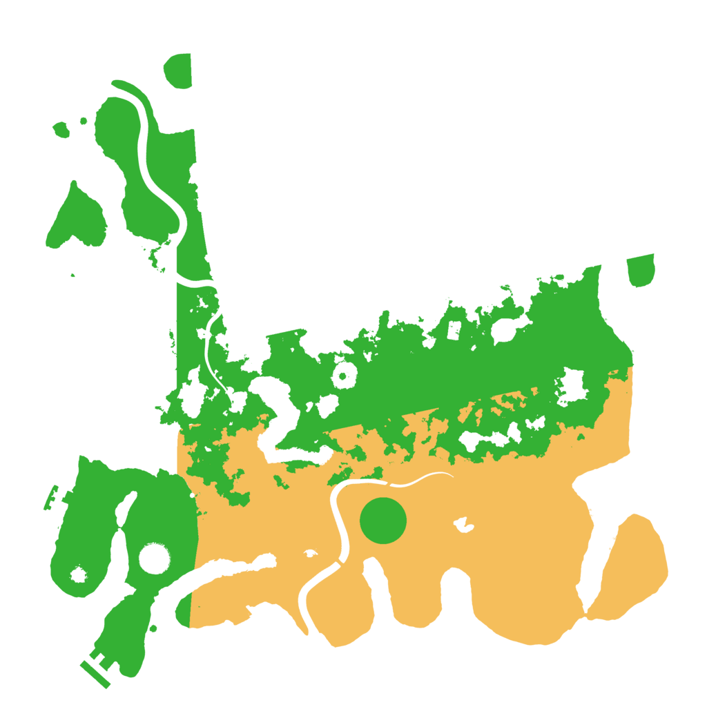 Biome Rust Map: Procedural Map, Size: 4000, Seed: 458754