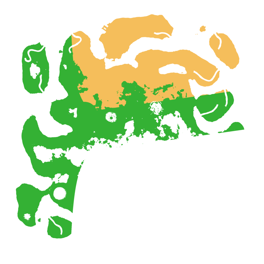 Biome Rust Map: Procedural Map, Size: 3700, Seed: 8272