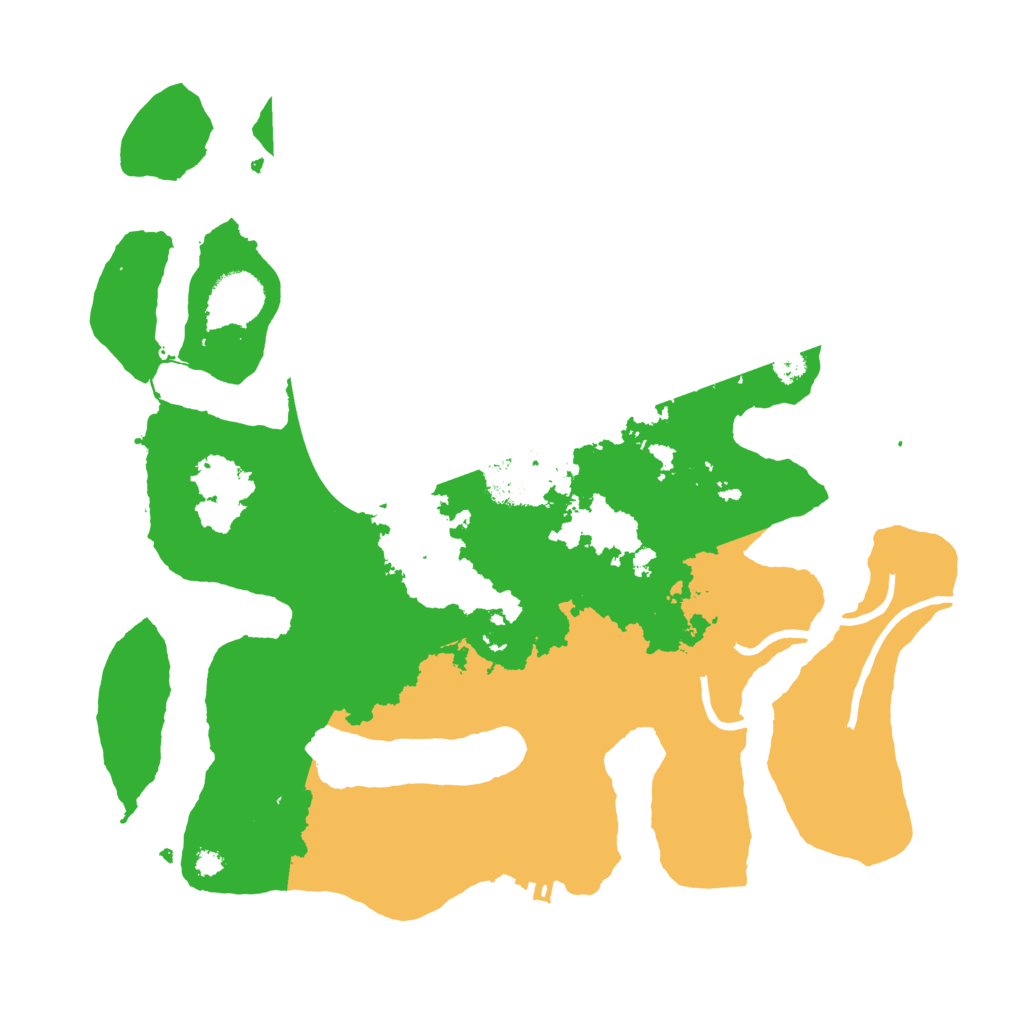 Biome Rust Map: Procedural Map, Size: 3500, Seed: 743775352