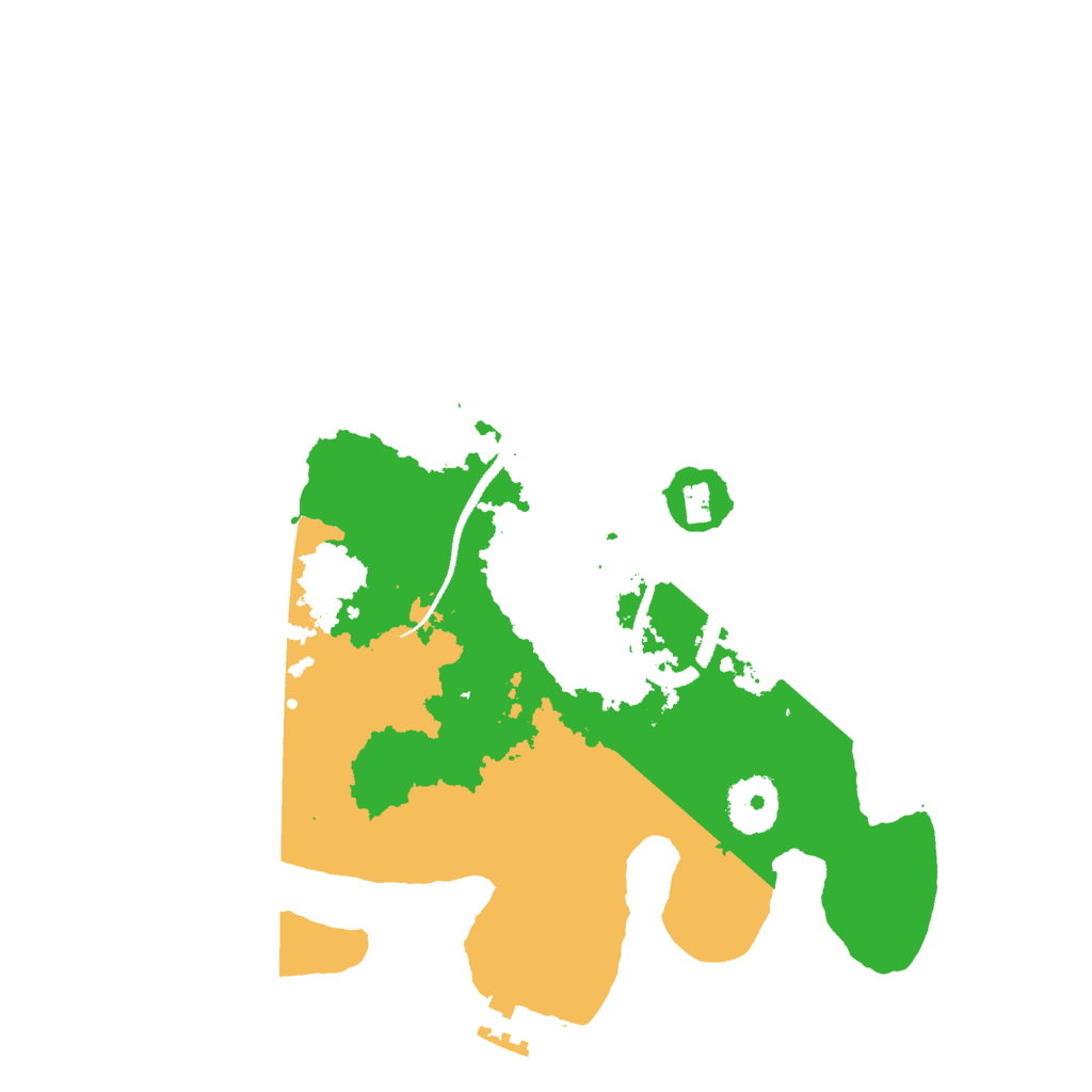 Biome Rust Map: Procedural Map, Size: 3000, Seed: 134890
