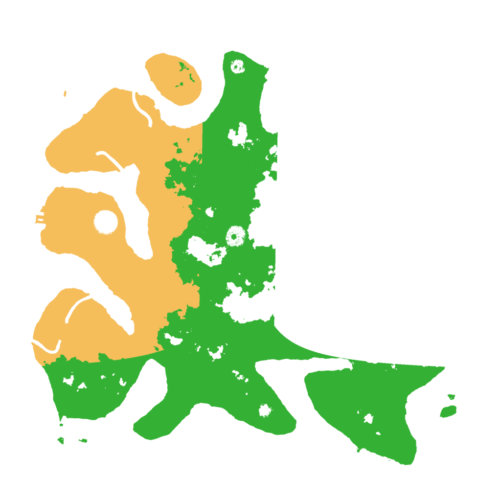 Biome Rust Map: Procedural Map, Size: 3700, Seed: 1599125461