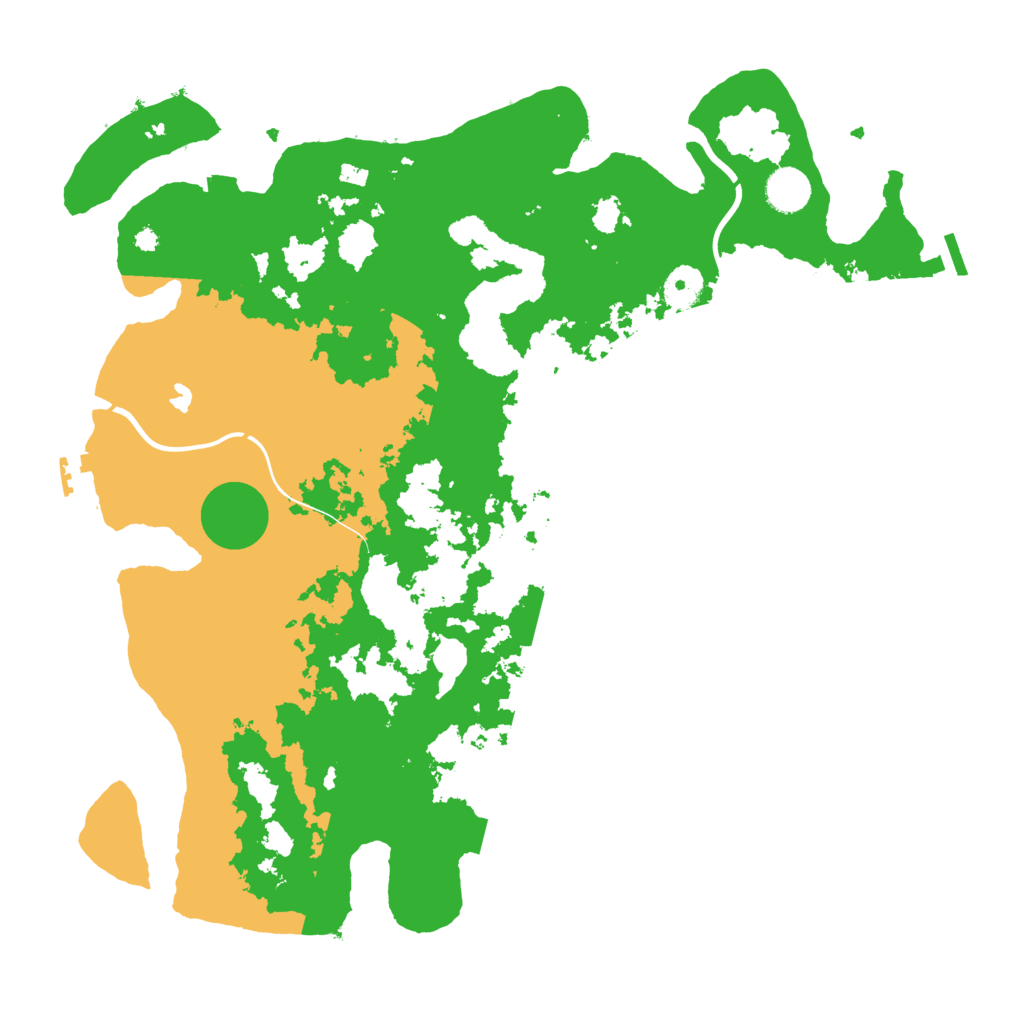 Biome Rust Map: Procedural Map, Size: 4000, Seed: 4828443