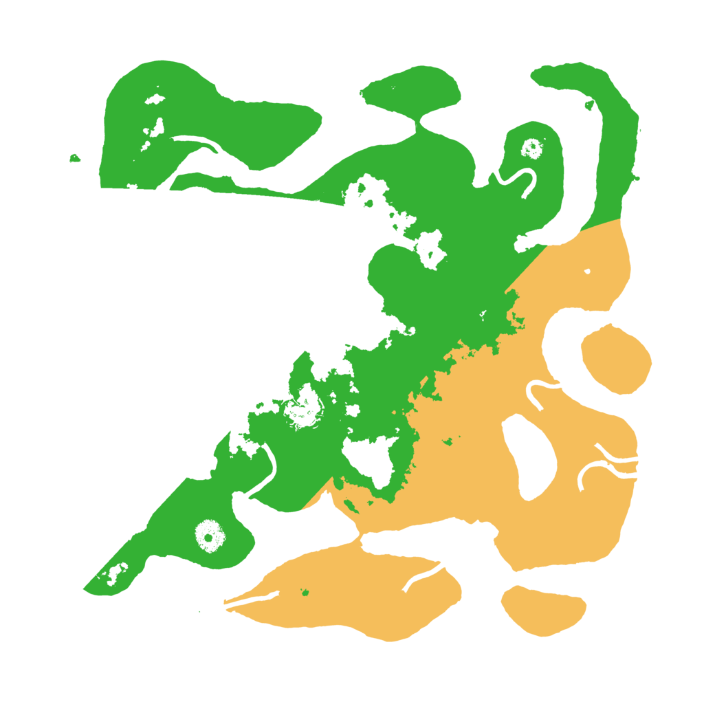 Biome Rust Map: Procedural Map, Size: 3500, Seed: 46586896