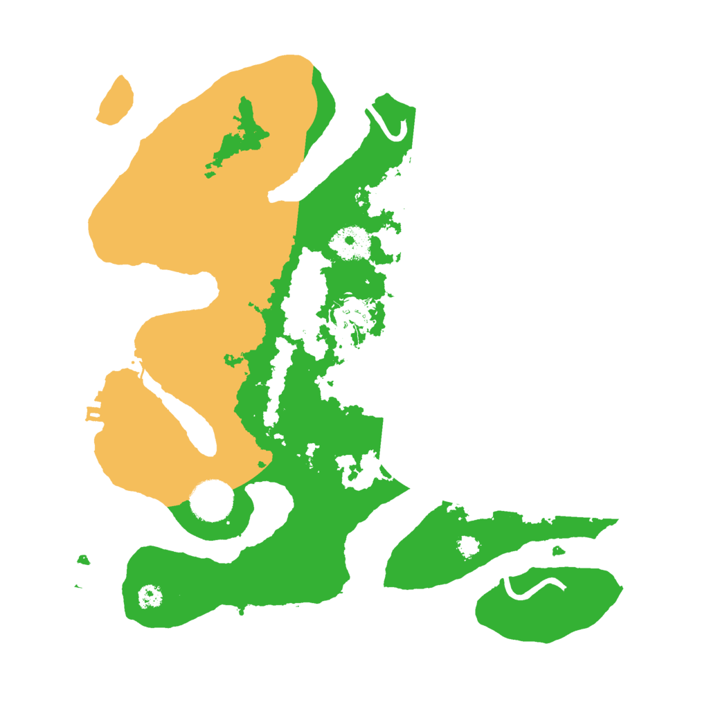 Biome Rust Map: Procedural Map, Size: 3000, Seed: 943024232