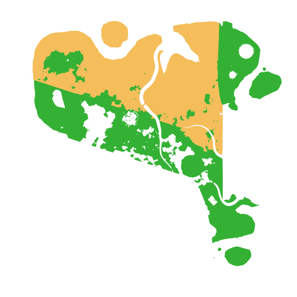 Biome Rust Map: Procedural Map, Size: 3550, Seed: 508160