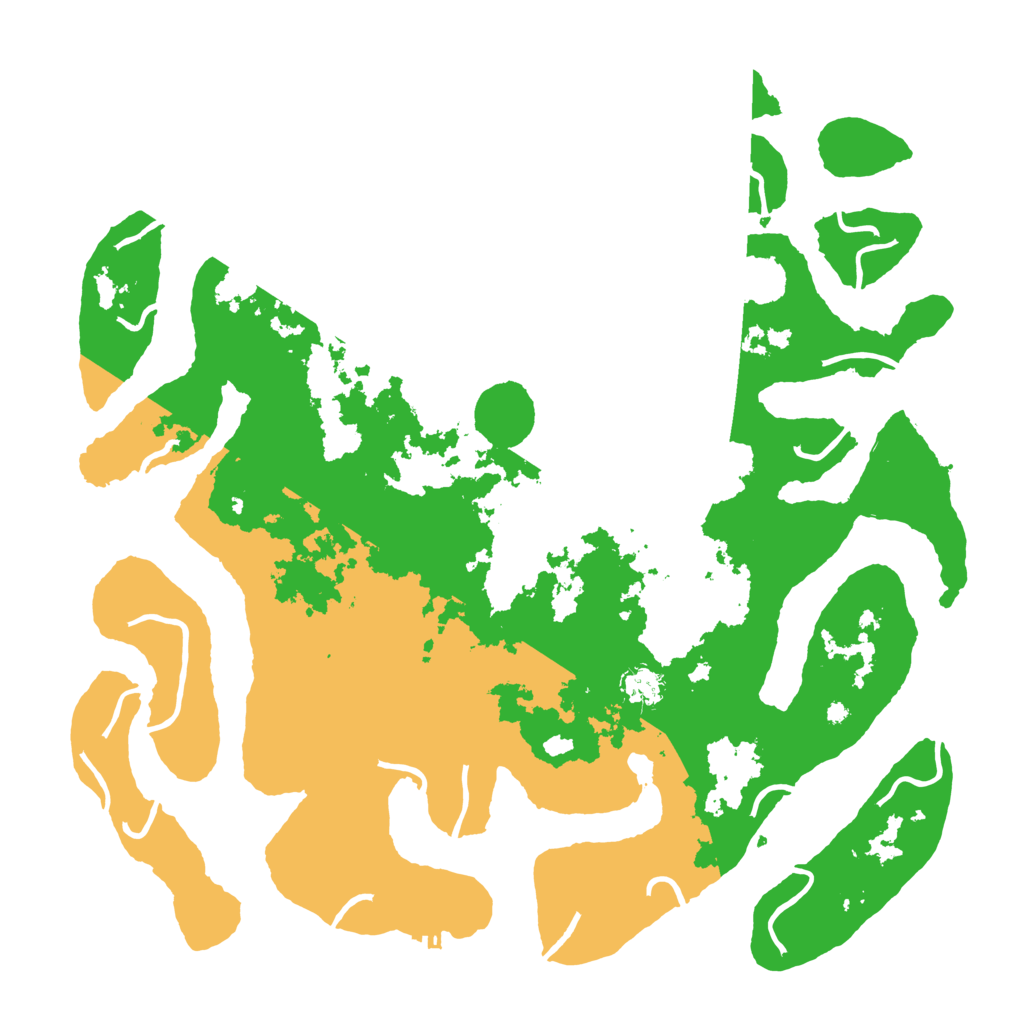 Biome Rust Map: Procedural Map, Size: 4500, Seed: 35684916