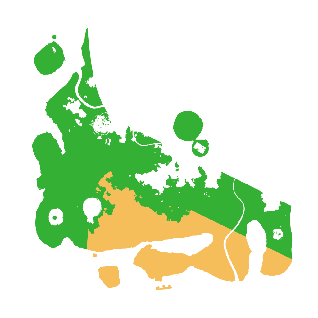 Biome Rust Map: Procedural Map, Size: 3000, Seed: 12589012