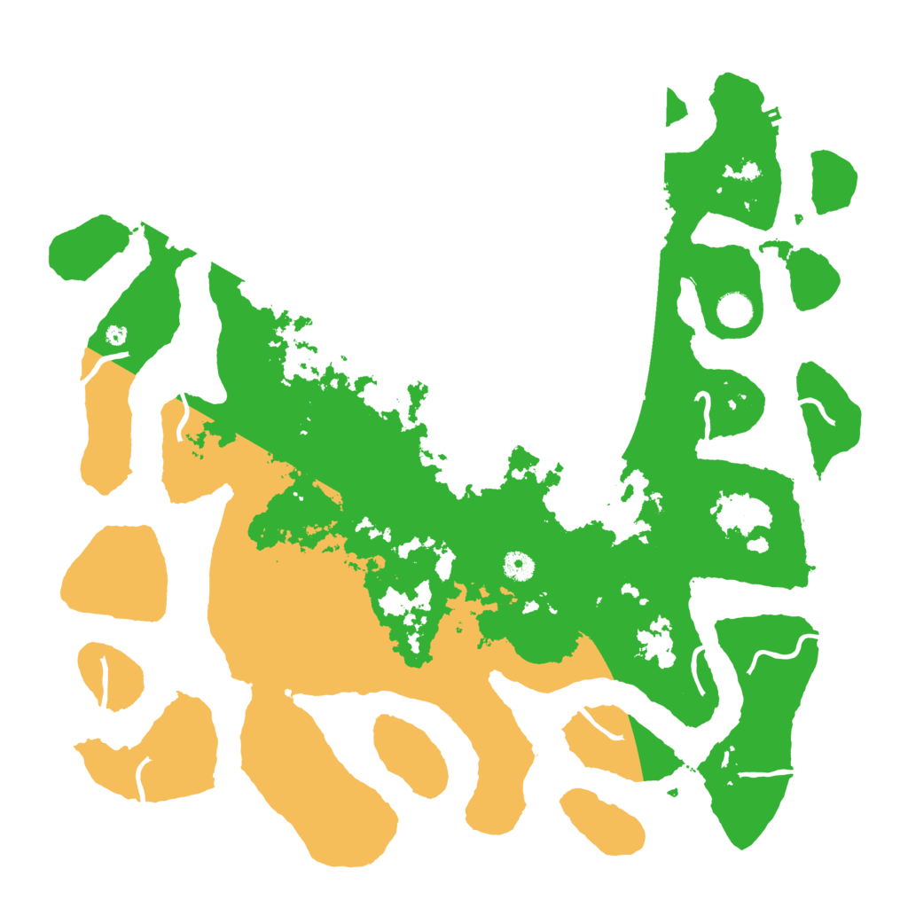 Biome Rust Map: Procedural Map, Size: 4500, Seed: 4538569