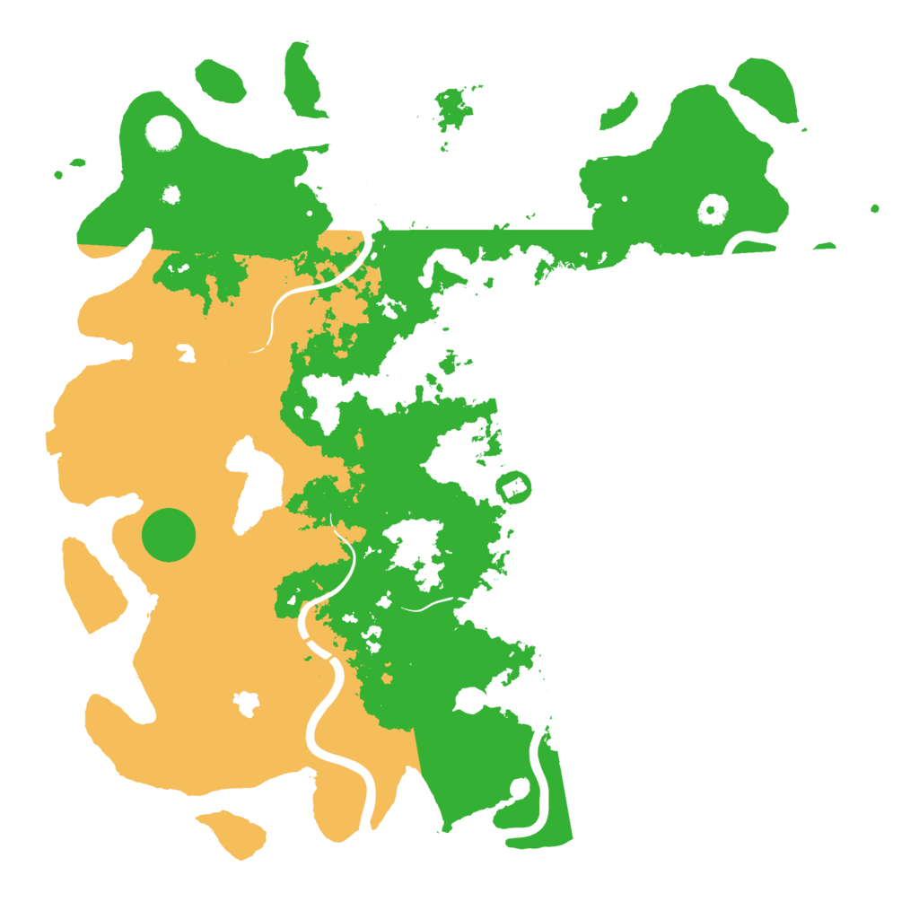 Biome Rust Map: Procedural Map, Size: 4500, Seed: 2581005