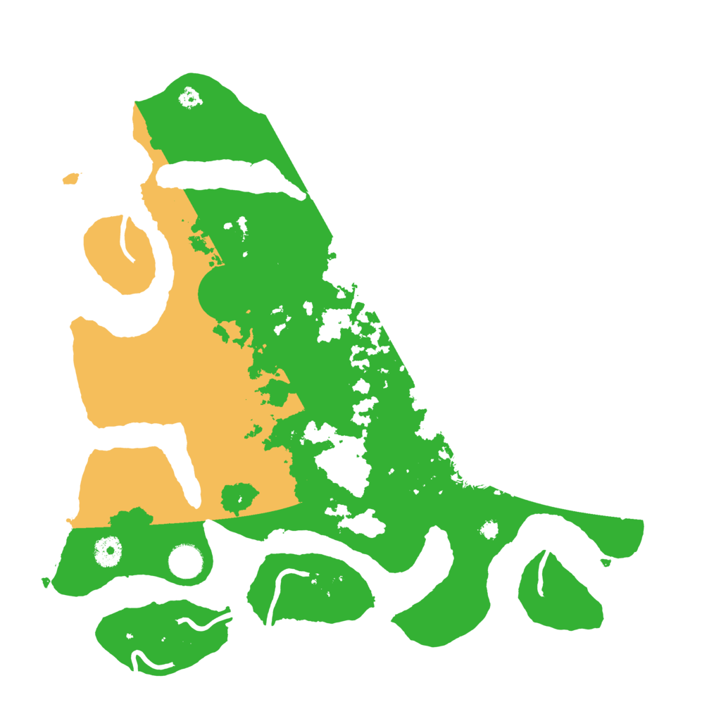 Biome Rust Map: Procedural Map, Size: 3700, Seed: 735433