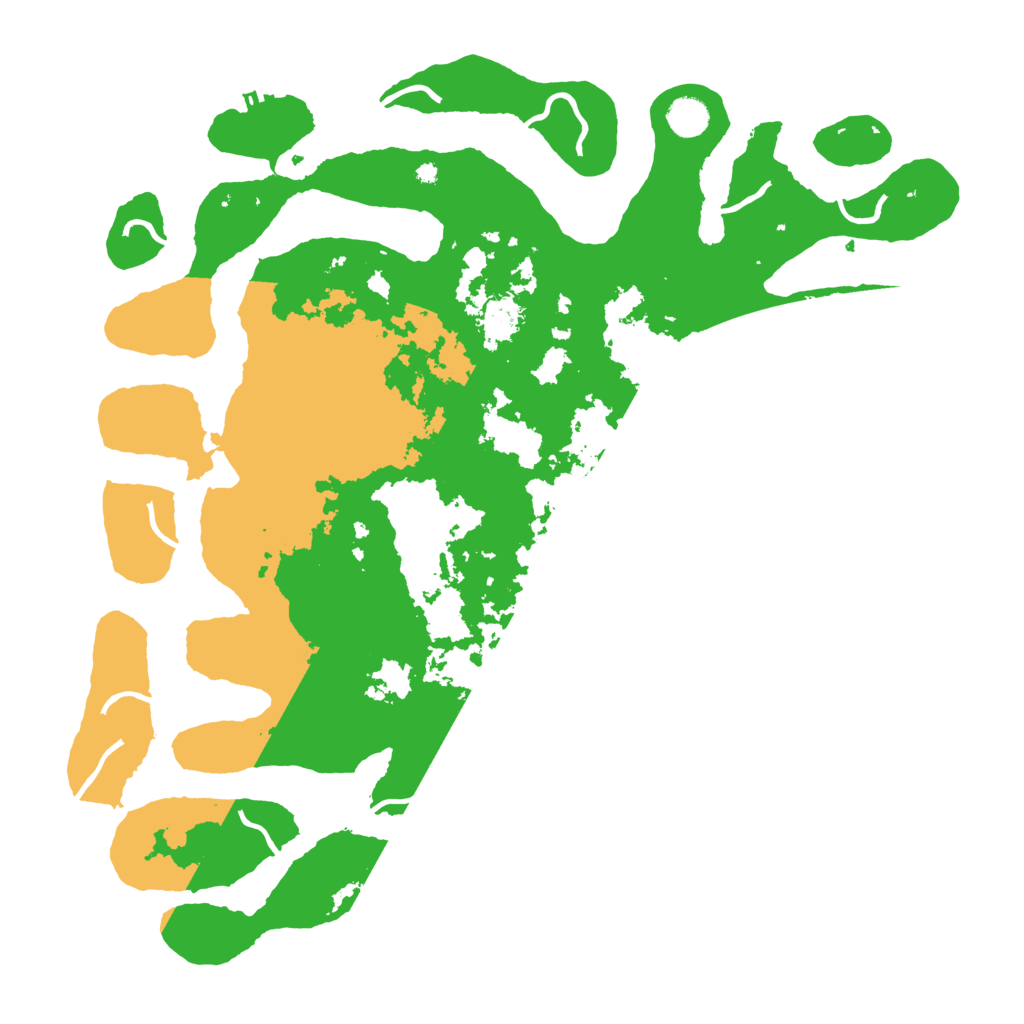 Biome Rust Map: Procedural Map, Size: 4500, Seed: 3097402