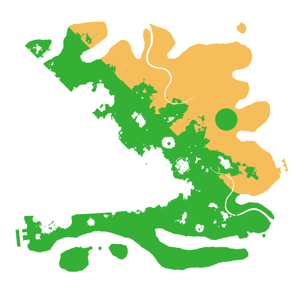 Biome Rust Map: Procedural Map, Size: 3500, Seed: 700678273