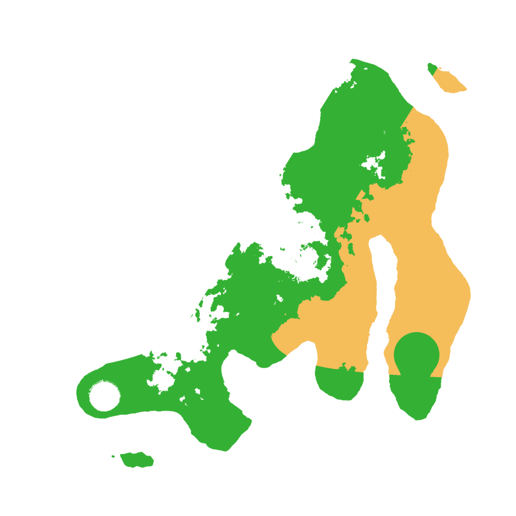 Biome Rust Map: Barren, Size: 3000, Seed: 21