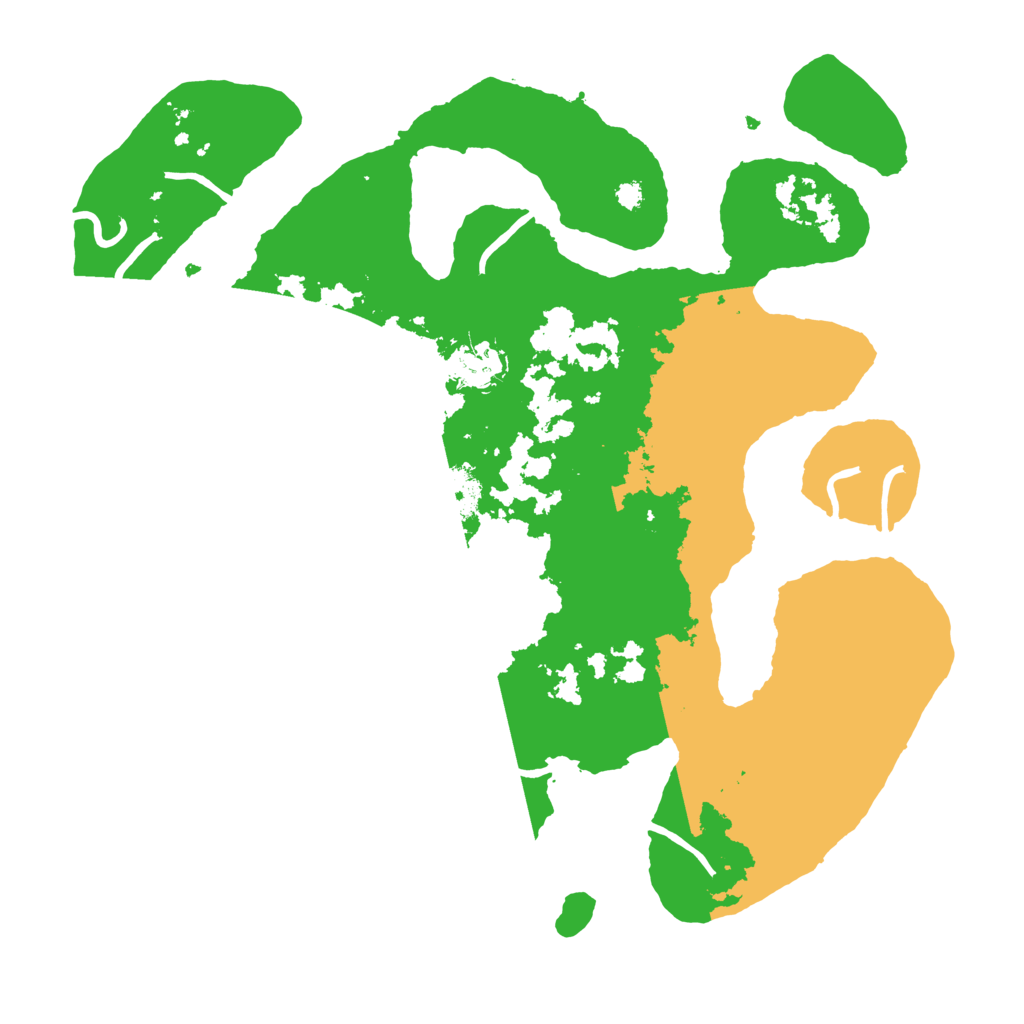 Biome Rust Map: Procedural Map, Size: 3500, Seed: 1468812185