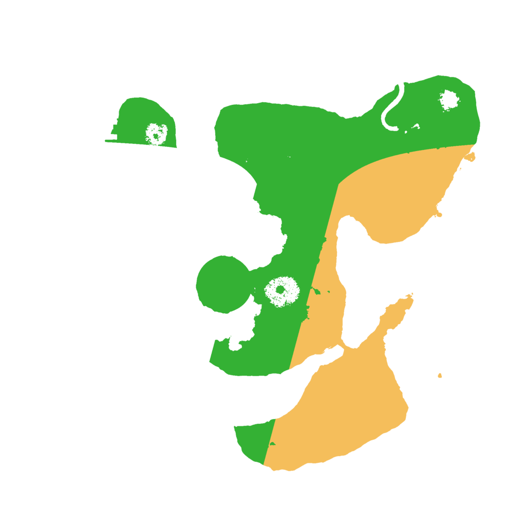 Biome Rust Map: Procedural Map, Size: 2500, Seed: 1769756130