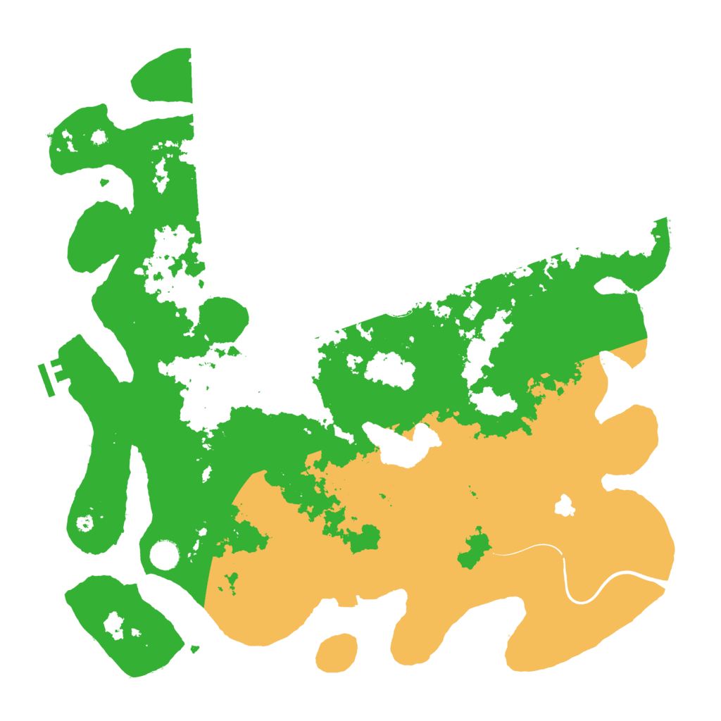 Biome Rust Map: Procedural Map, Size: 4300, Seed: 357383