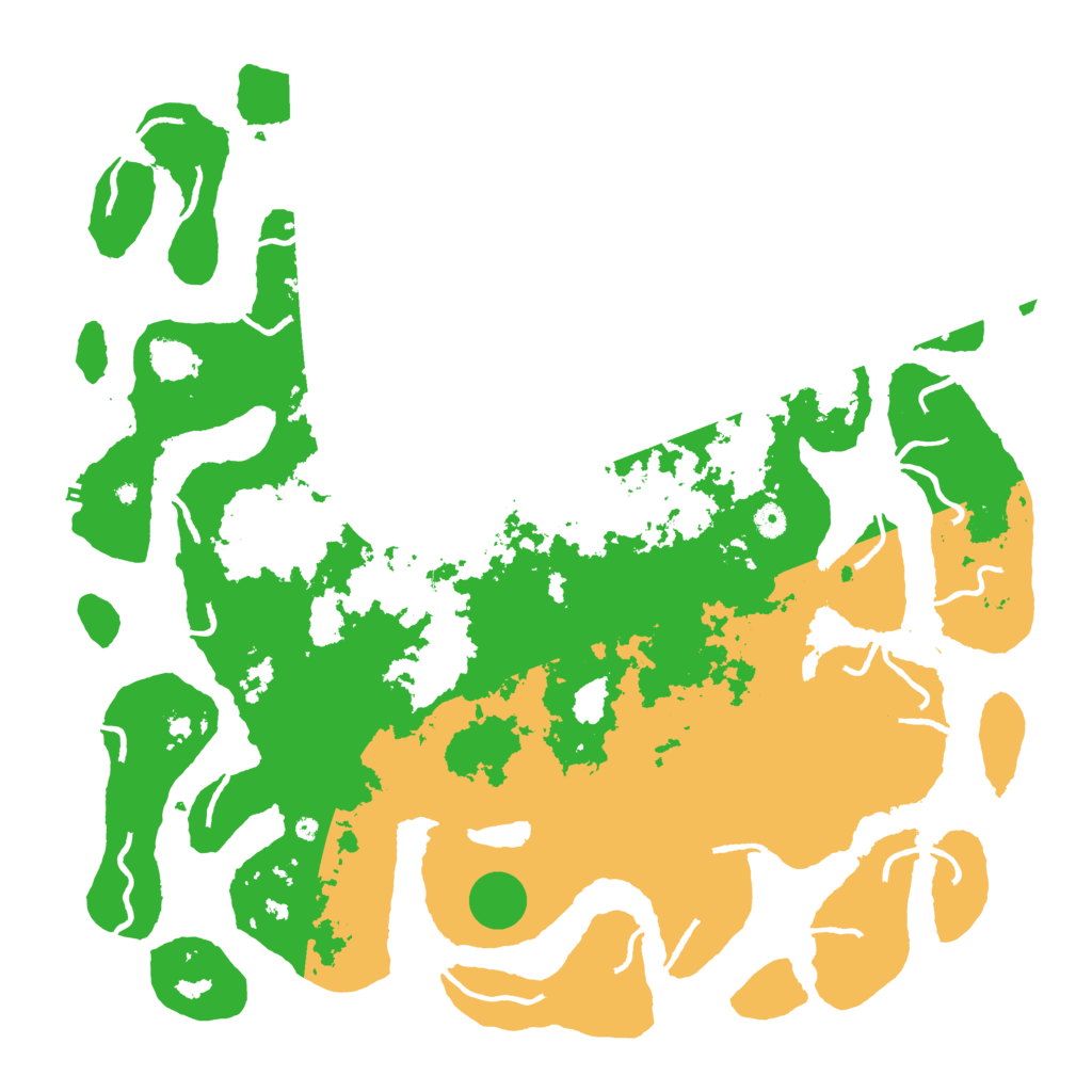 Biome Rust Map: Procedural Map, Size: 5000, Seed: 5008