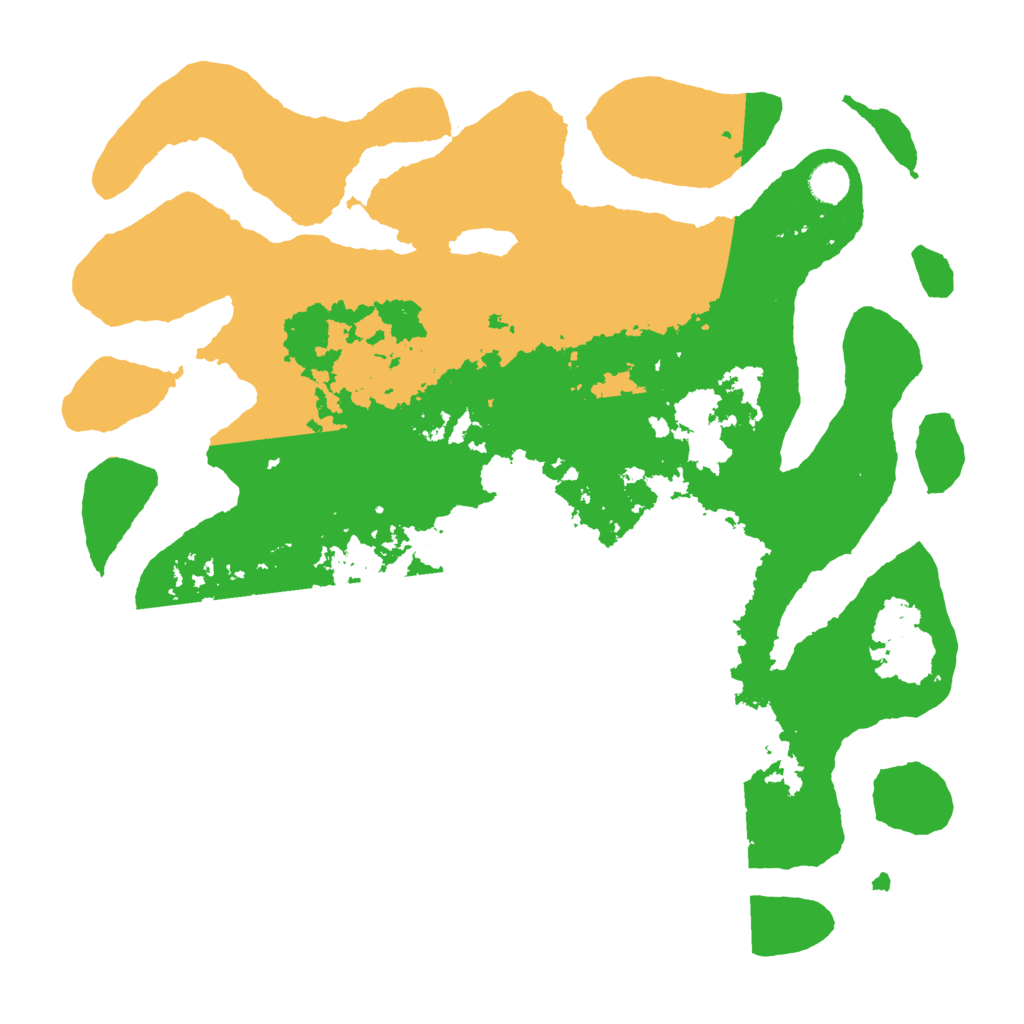 Biome Rust Map: Barren, Size: 4500, Seed: 2024851817