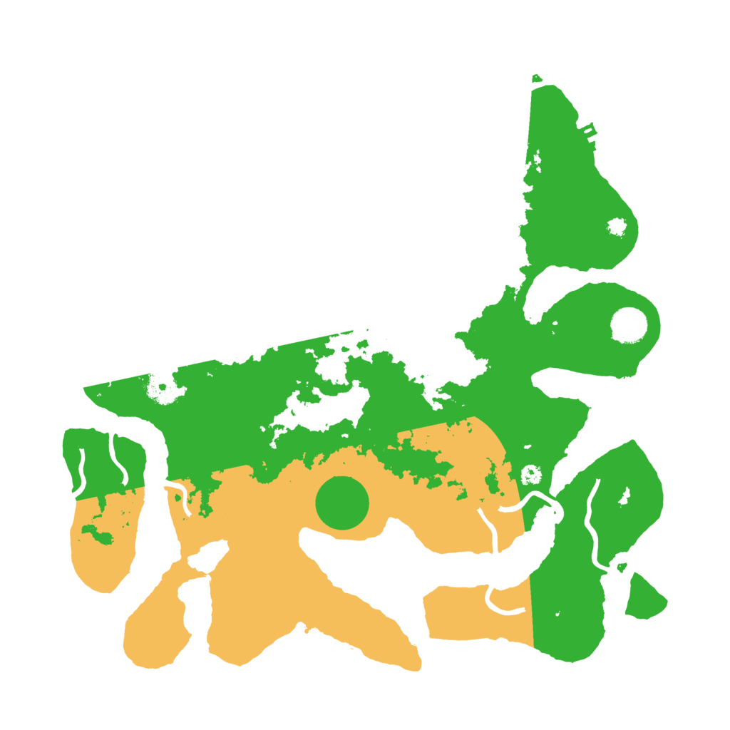 Biome Rust Map: Procedural Map, Size: 3600, Seed: 1661585679