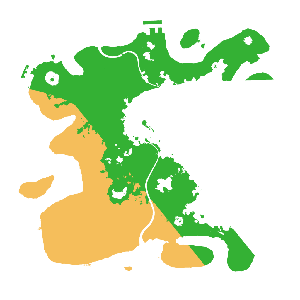 Biome Rust Map: Procedural Map, Size: 3250, Seed: 1337