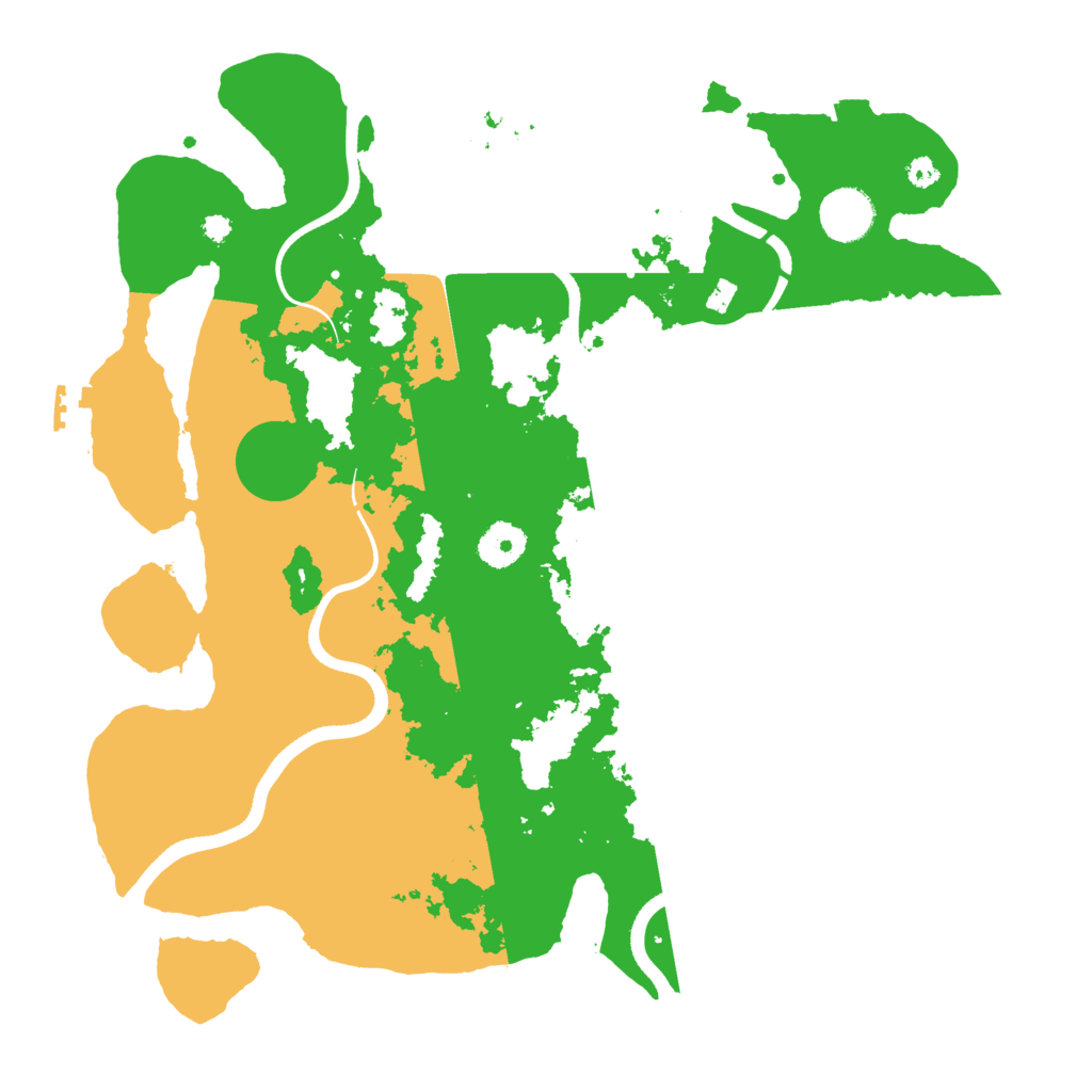 Biome Rust Map: Procedural Map, Size: 3600, Seed: 1275459110