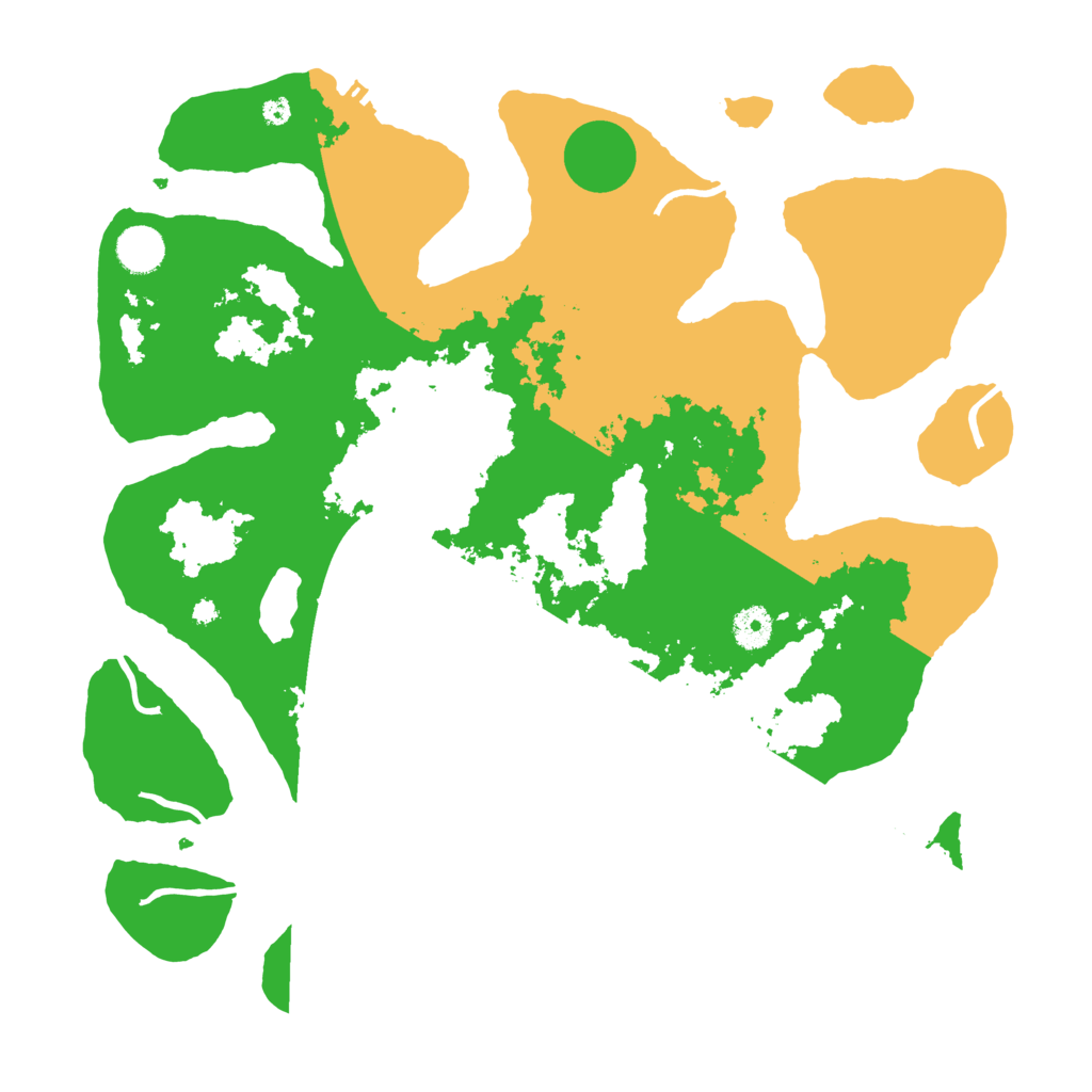 Biome Rust Map: Procedural Map, Size: 4000, Seed: 45159