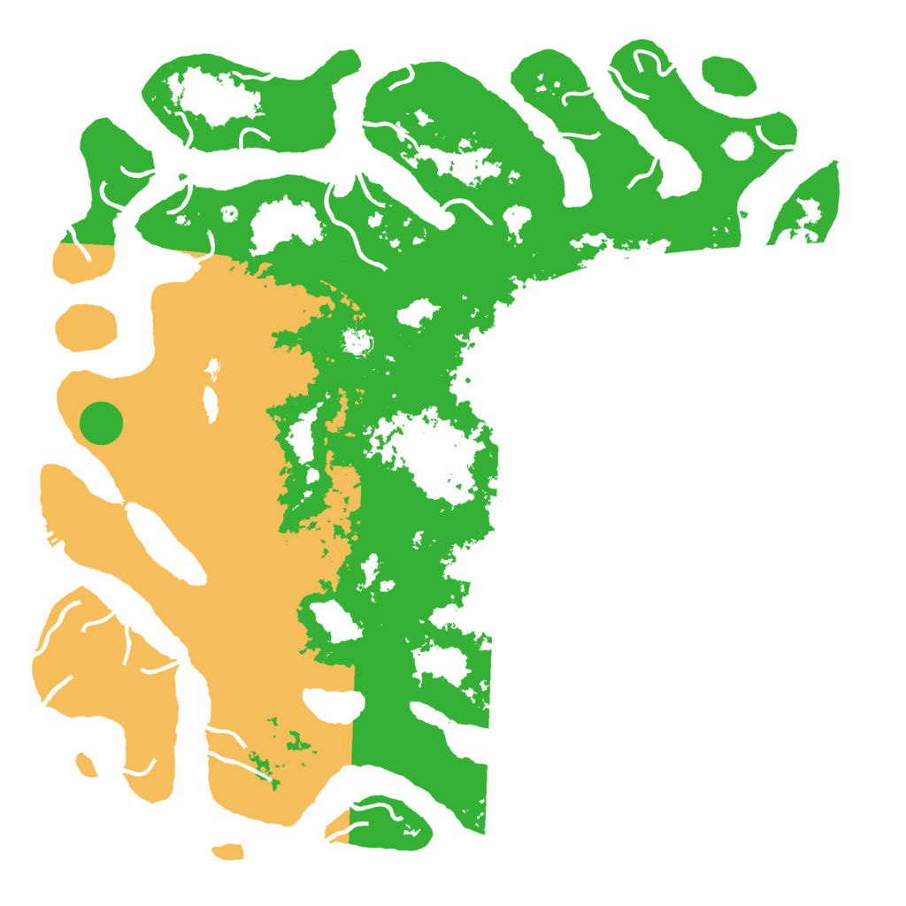 Biome Rust Map: Procedural Map, Size: 5500, Seed: 5800