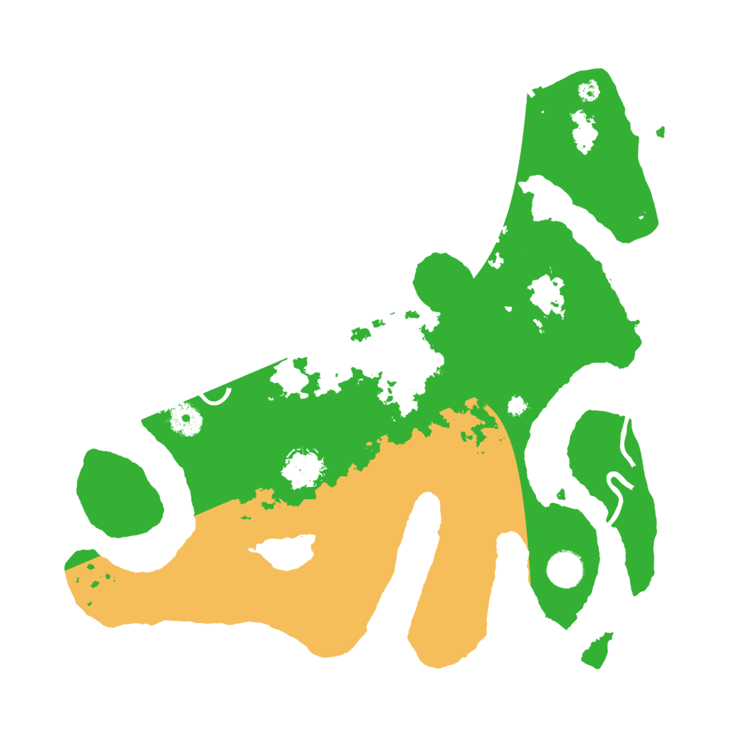 Biome Rust Map: Procedural Map, Size: 3500, Seed: 642135978